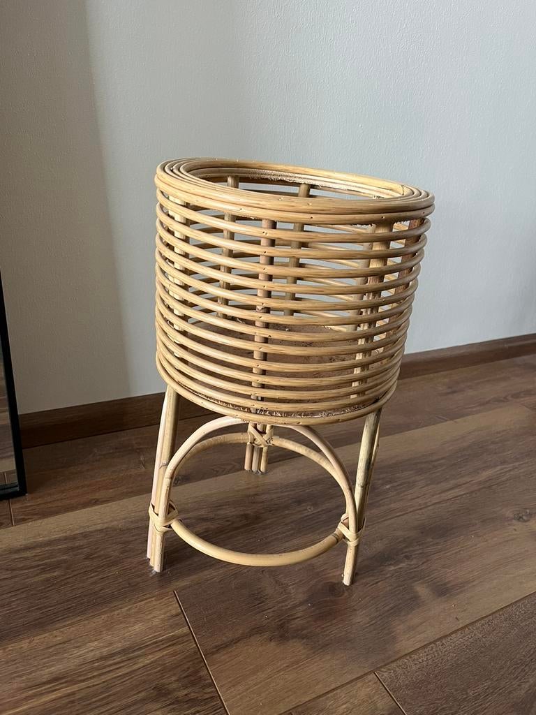 Rotan plantenbak, Tuin en Terras, Bloembakken en Plantenbakken, Ophalen, Zo goed als nieuw, Rond