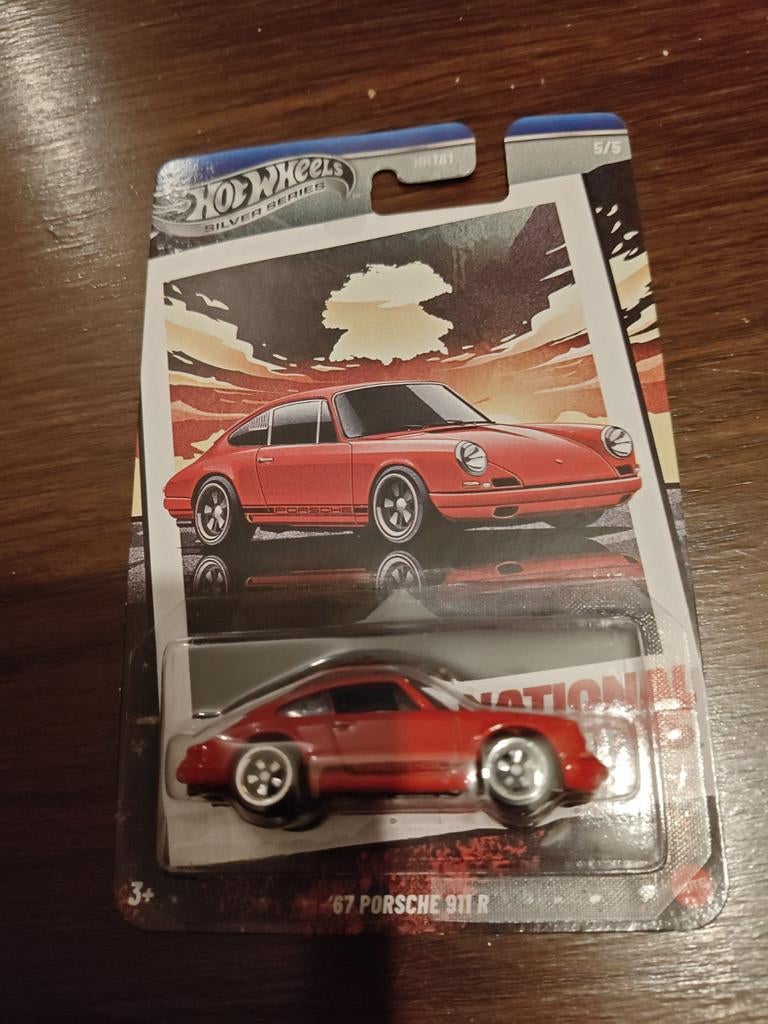 Hot Wheels '67 Porsche 911 R Silver Series, Ophalen of Verzenden