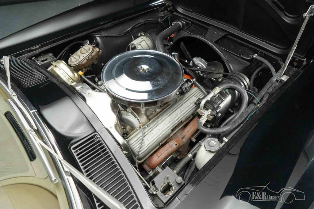 Chevrolet Corvette C2 Coupé |1964, Auto's, Achterwielaandrijving, Chevrolet, Zwart, Handgeschakeld