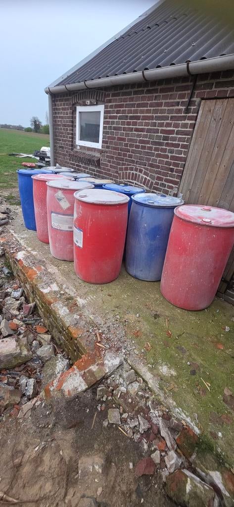 Regenton 10,- perstuk 200L, Ophalen