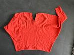 Oranje trui met V-hals, Kleding | Dames, Truien en Vesten, Ophalen of Verzenden, Gedragen, Maat 38/40 (M), Oranje
