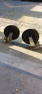 Zware zwenkwielen 2 stuks met rem, Ophalen