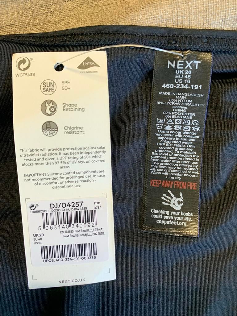 Nieuw bikini broekje - Next - Maat 48, Kleding | Dames, Badmode en Zwemkleding, Ophalen of Verzenden, Nieuw, Zwart, Bikini