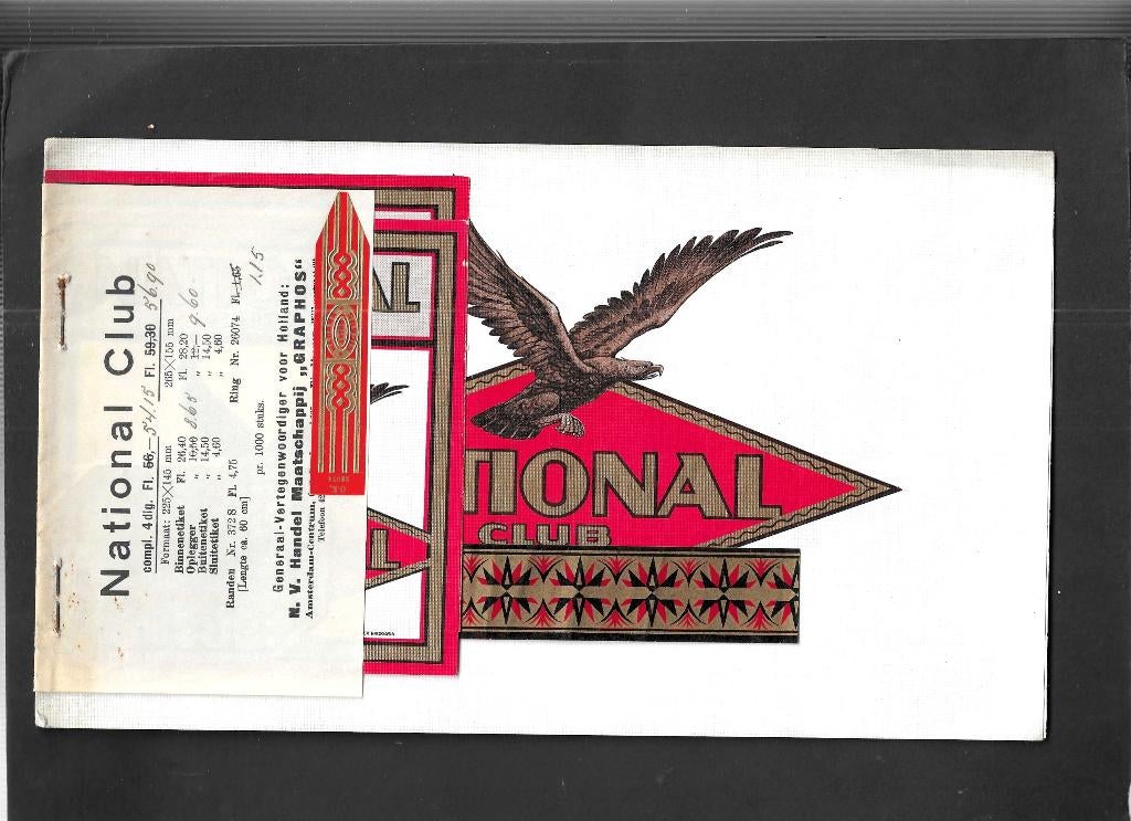 TE62Etiket scan V4685, Ophalen of Verzenden, Gebruikt, Sigarenbandjes