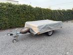 Geremde Aanhanger voor 1 of 2 motoren met afdekzeil, Ophalen of Verzenden, Gebruikt