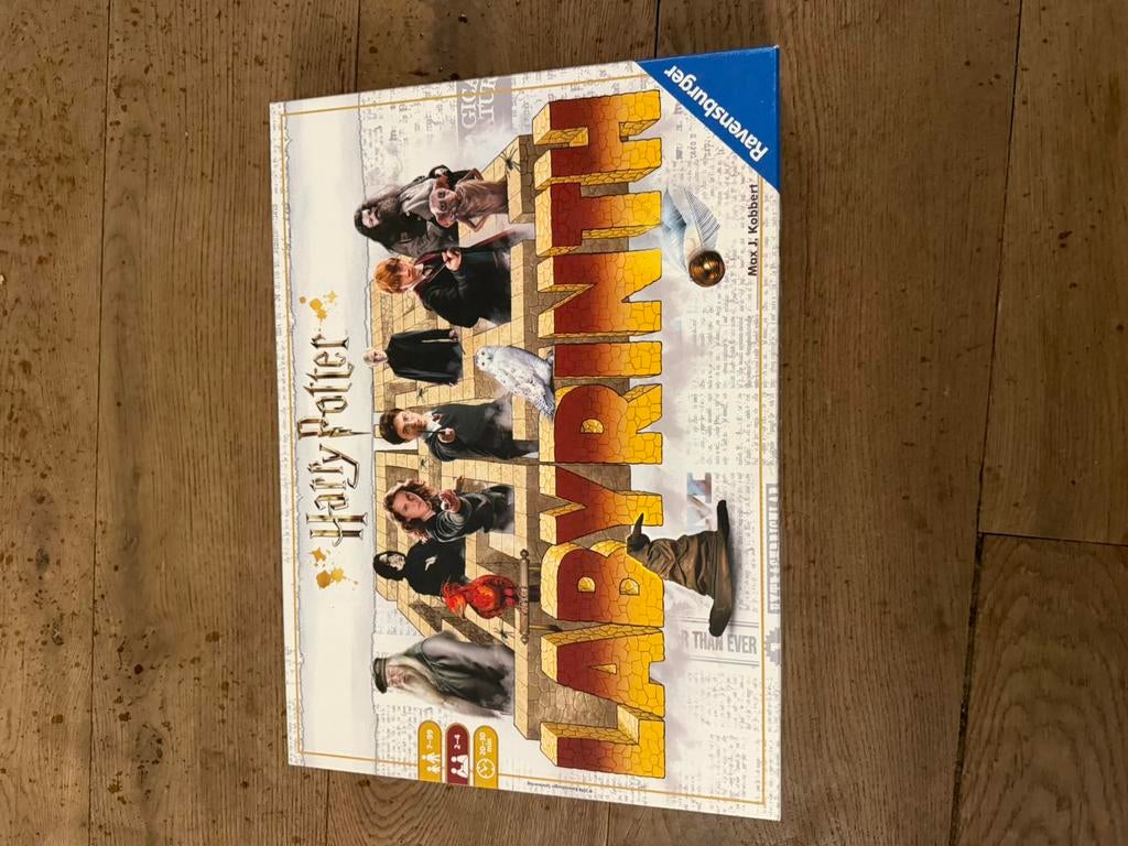 Spel Doolhof/Labyrinth Harry Potter-editie, Ophalen of Verzenden, Zo goed als nieuw