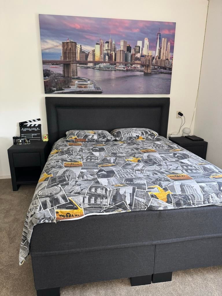 Swiss Sense Boxspring 180x200 - Zeer goede staat, Tweepersoons, Ophalen of Verzenden, Zo goed als nieuw, 180 cm