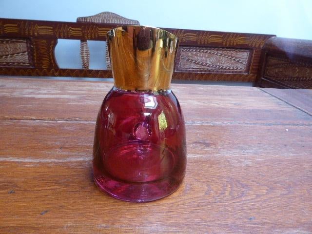 Strak vormgegeven glazen kan., Ophalen of Verzenden