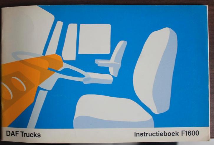 Daf F 1600 2 de generatie instructieboekje, Auto diversen, Handleidingen en Instructieboekjes, Verzenden