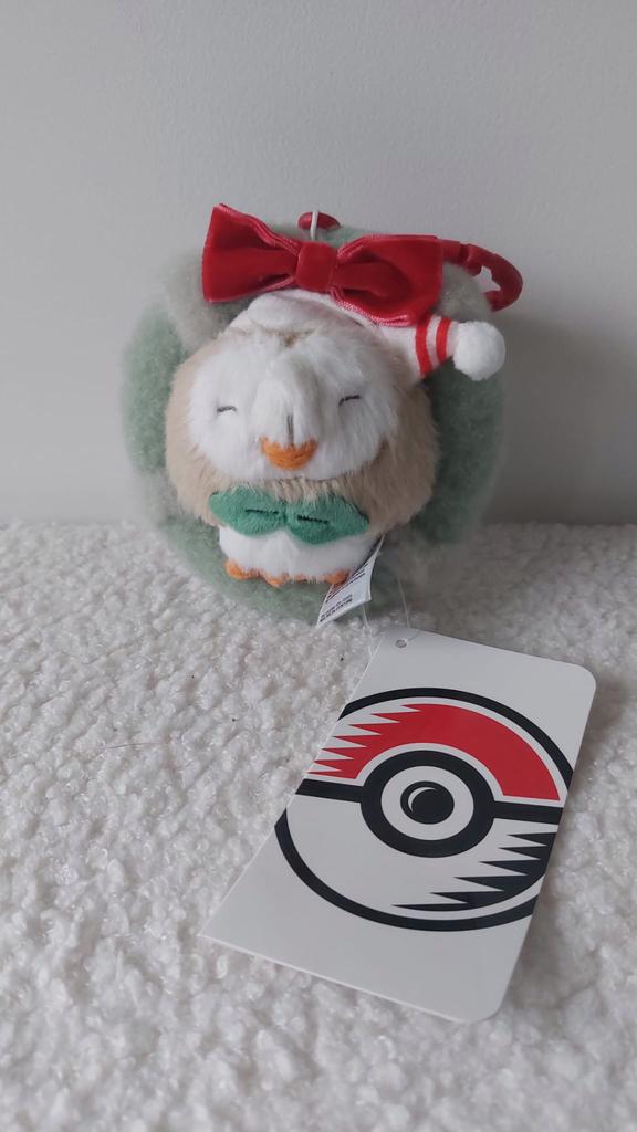 Rowlet Pokémon Holiday Wishes sleutelhanger Pokemon center, Kinderen en Baby's, Speelgoed | Knuffels en Pluche, Ophalen of Verzenden