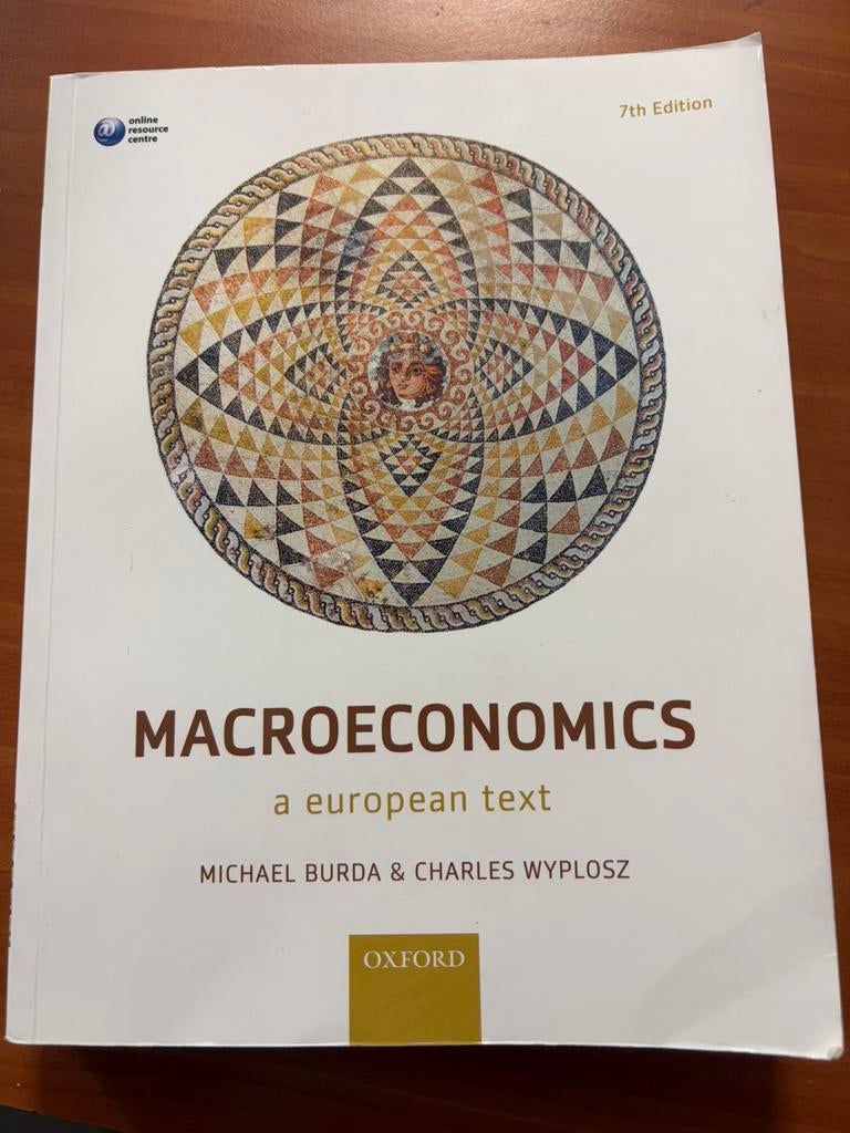 Macroeconomics ( a European Text ), Boeken, Michael Burda, Charles Wyplosz, Ophalen of Verzenden, Beta, WO