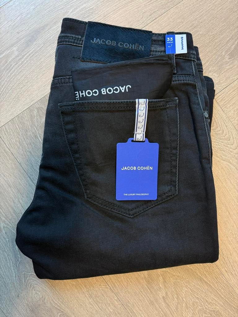 Jacob Cohen jeans 33 Nick 622 zwart NIEUW, Verzenden, Nieuw, Zwart, W33 - W34 (confectie 48/50)