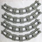 Lego Duplo Rails 6378 Licht Grijs Bochten P/St €0,50, Ophalen of Verzenden, Zo goed als nieuw, Losse stenen, Duplo
