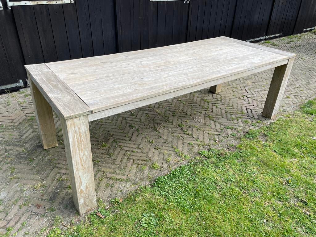 Tuintafel, teak, teakhouten, Populair, 240 x 100, Ophalen, Gebruikt, Rechthoekig, Teakhout