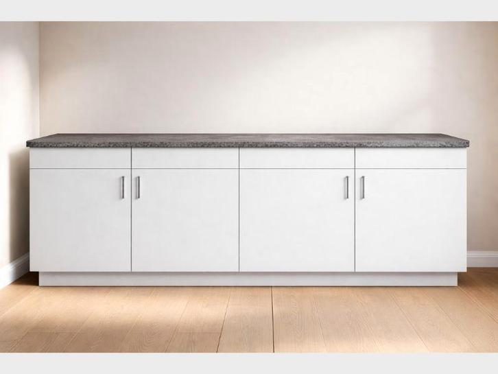 Keuken 220 cm - Voorgemonteerd - Duitse kwaliteit, Huis en Inrichting, Keuken | Complete keukens, Nieuw, Enkelwandige keuken, Wit