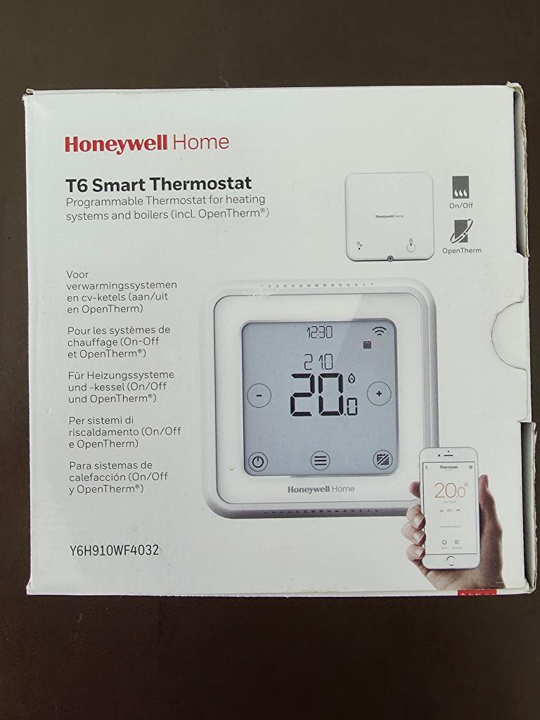 Honeywell thermostaat T6 Smart Thermostaat WIFI + Bedraad, Ophalen of Verzenden, Slimme thermostaat, Nieuw