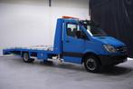 Mercedes-Benz Sprinter 518 CDI 3.0 V6 184 pk Autotransporter, Auto's, Automaat, Gebruikt, Zwart, Blauw