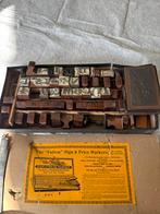 Oude stempels, met stempelkussen, Ophalen