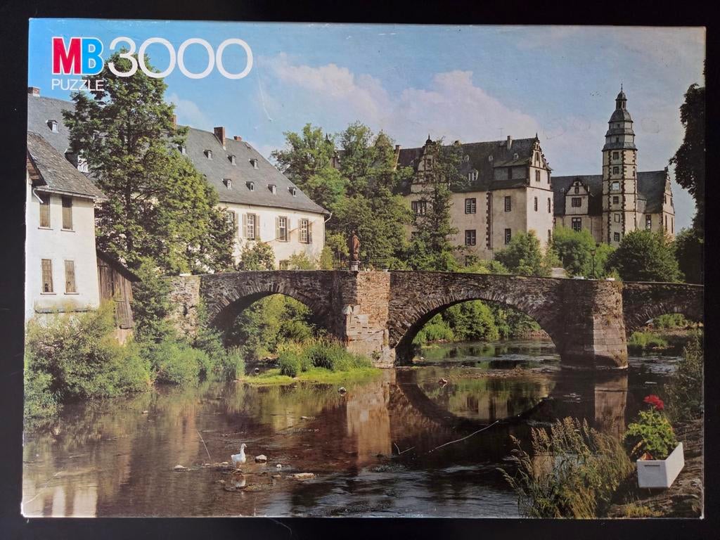Mb grand puzzle 3000 stukjes duitsland puzzel, Ophalen of Verzenden, Meer dan 1500 stukjes, Gebruikt