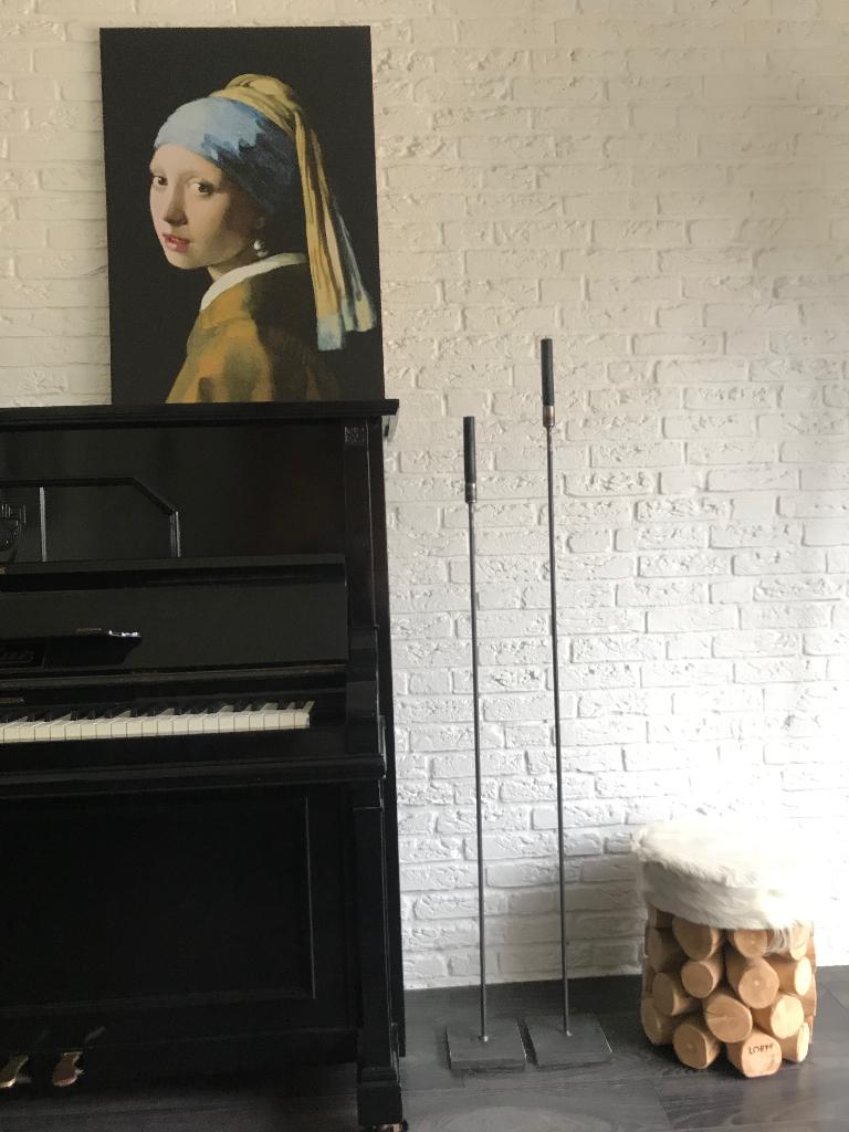 Vloerkandelaar op maat gemaakt, Huis en Inrichting, Ophalen, Zwart, Nieuw, Kandelaar