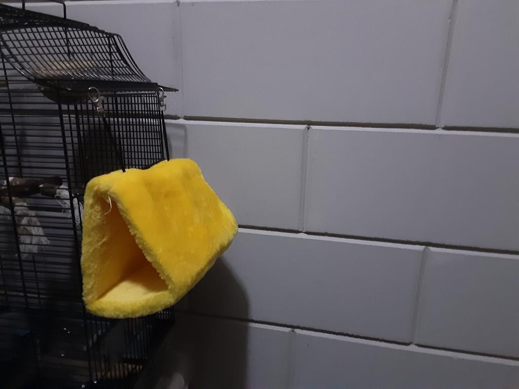 Vogel hangmat 2 stuks voor in de kooi., Dieren en Toebehoren, Meerdere dieren, Parkiet