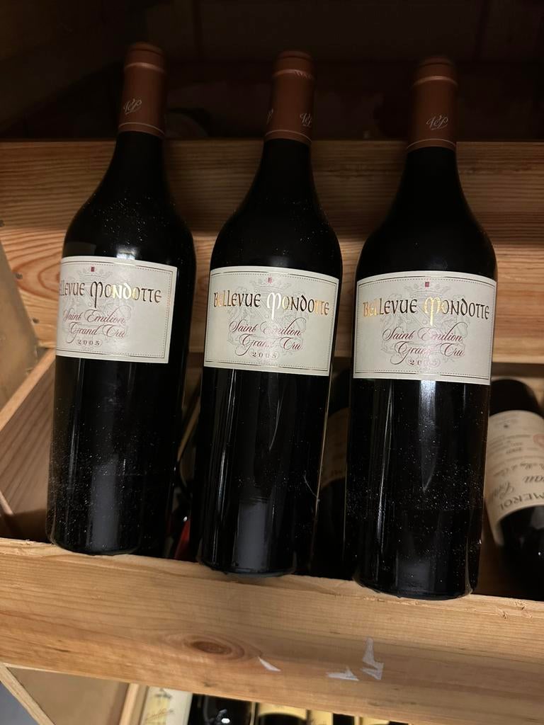 2005 Bellevue Mondotte Saint Emilion Grand Cru - 1 fles, Frankrijk, Nieuw, Ophalen of Verzenden, Rode wijn