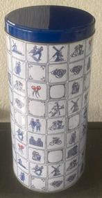 Delfts Blauw beschuitblik met Hollandse taferelen, Huis en Inrichting, Woonaccessoires | Overige, Ophalen, Zo goed als nieuw