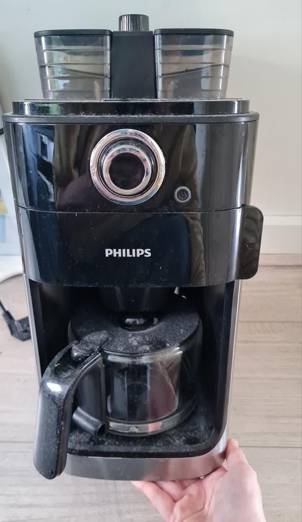 Philips Grind & Brew, 10 kopjes of meer, Ophalen, Overige modellen, Gemalen koffie