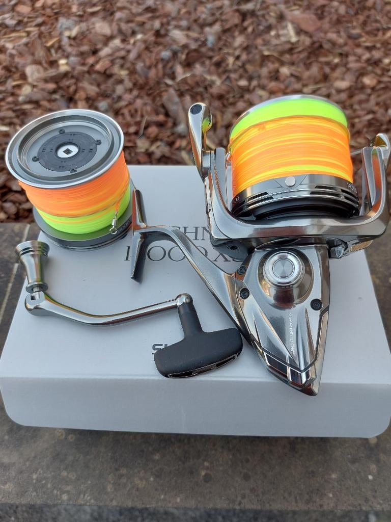 2 x Shimano Aero Technium MGS 14000 XSD, Ophalen of Verzenden, Nieuw, Molen