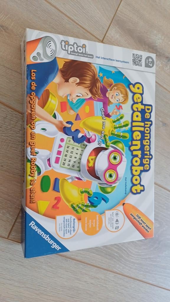 Tiptoy De hongerige getallenrobot, Ophalen of Verzenden