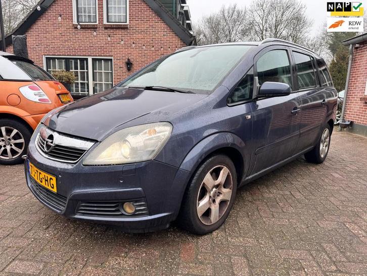 Opel Zafira 2.2 Executive Nieuwe APK 03-02-2027 Zo ingeruild, Auto's, Opel, Bedrijf, Te koop, Zafira, ABS, Airbags, Airconditioning
