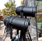 2 Eurolite theaterspots op statief / industriële vloerlamp, Ophalen, Zo goed als nieuw, Industrieel modern vintage, 150 tot 200 cm