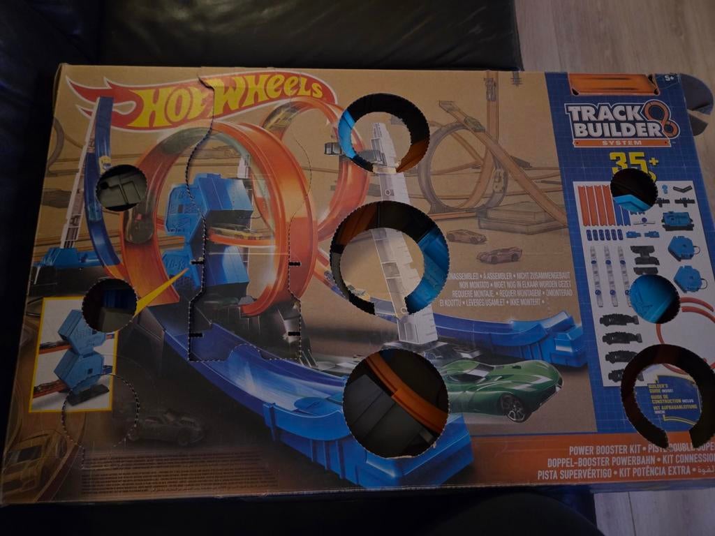 Hot Wheels Track Builder System Power Booster Kit, Ophalen, Hot Wheels, Elektrisch, Met looping