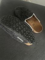 Birkenstock Zwarte Wollen Pantoffels Maat 28, Ophalen of Verzenden, Zo goed als nieuw, Zwart, Pantoffels of Sloffen