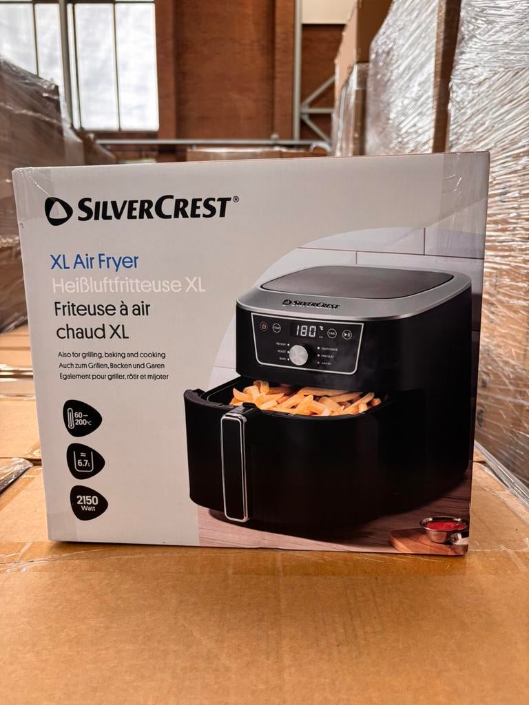 Silvercrest XL Airfryer - Nieuw in doos, Witgoed en Apparatuur, Airfryers, Ophalen of Verzenden, Nieuw, Airfryer XL, 1500 gram of meer