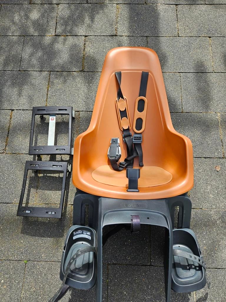 Bobike one maxi achterzitje met 2 montage beugels, Fietsen en Brommers, Fietsaccessoires | Fietsstoeltjes, Zo goed als nieuw, Achterzitje