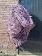 Oude vintage grof visnet paars, Tuin en Terras, Tuinwanddecoratie, Ophalen, Nv, T, V