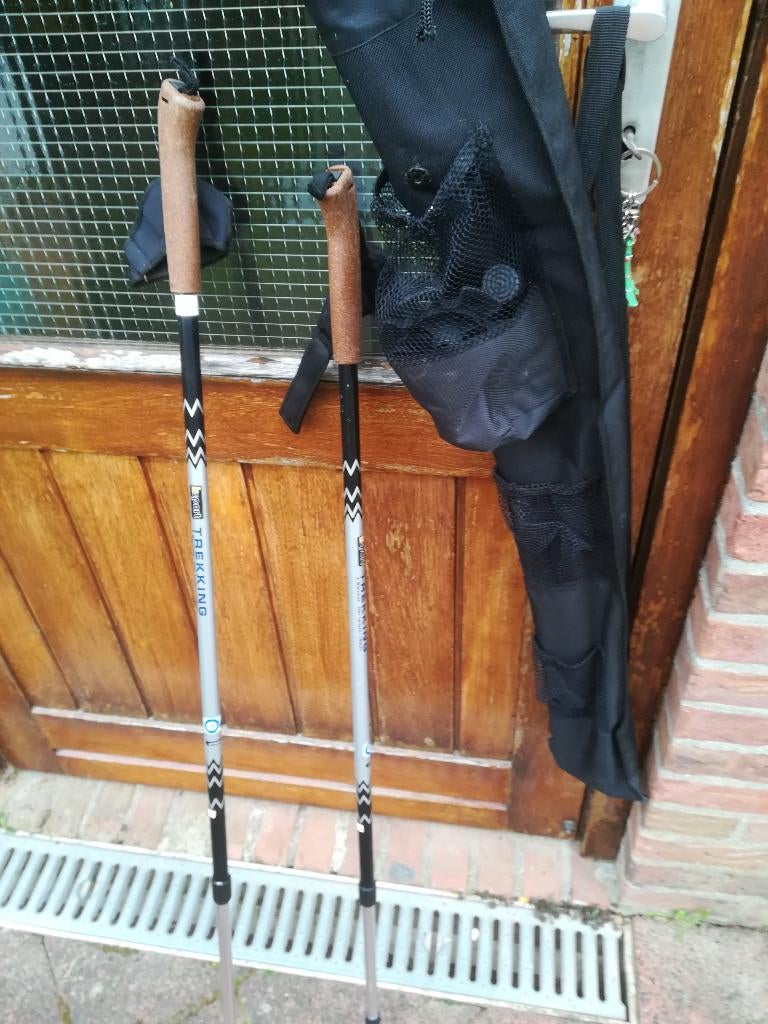 nordicwalking stokken, Stokken, 100 tot 140 cm, Zo goed als nieuw, Ophalen