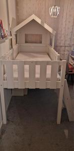 Huisjes hoogslaper, Ophalen, Gebruikt, 90 cm, Eenpersoons