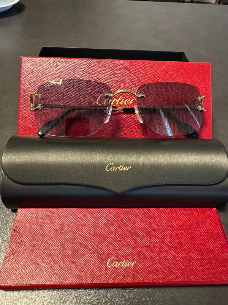 3 orginele Cartier brillen, Ophalen, Zo goed als nieuw, Bril, Overige merken
