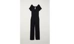 H&M Basic Jumpsuit Zwart Korte Mouw Jersey Katoen, XS, S, Kleding | Dames, Jumpsuits, H&M, Zwart, Ophalen of Verzenden, Zo goed als nieuw