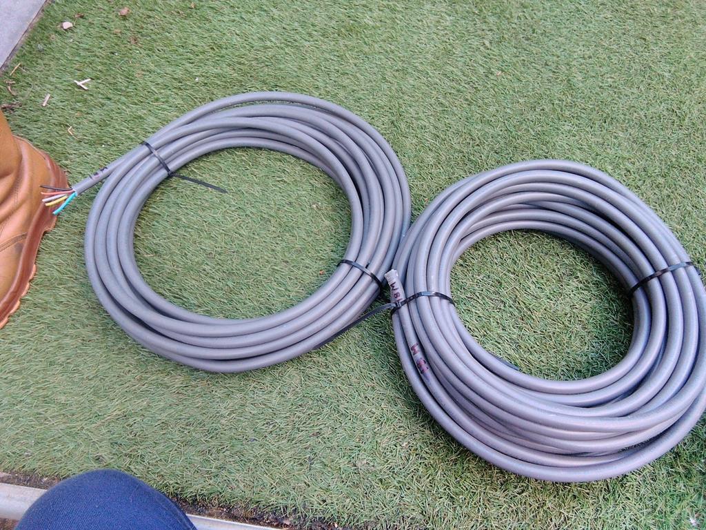 Installatie kabel 5 x 2.5 mm, Doe-het-zelf en Verbouw, Elektra en Kabels, Ophalen, Kabel of Snoer