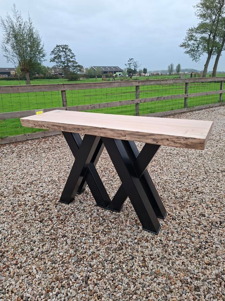 XXL BOOMSTAM SIDETABLE EN MEER, Huis en Inrichting, Tafels | Sidetables, Ophalen, 100 tot 150 cm, Nieuw, 25 tot 50 cm