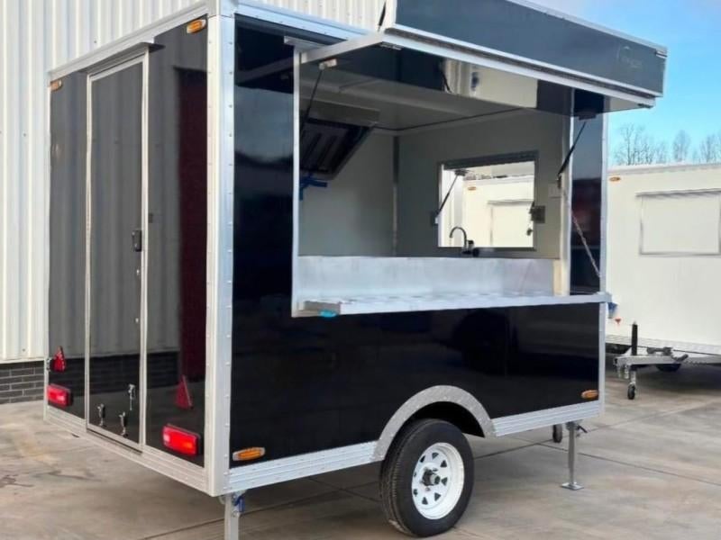 BOX FOODTRAILER MET COC EN OPLOOPREM!!, Zakelijke goederen, Partijgoederen en Retail | Verkoopwagens, Ophalen
