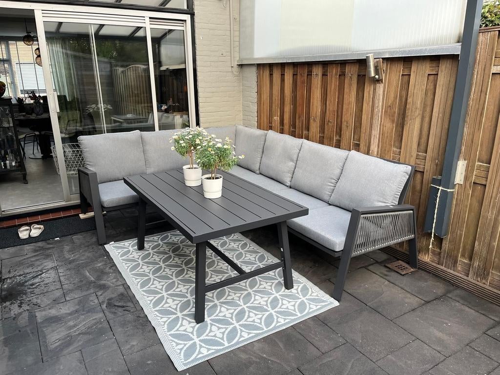 Garden Impressions Andrea lounge dining set, Tuin en Terras, Ophalen, 6 zitplaatsen, Zo goed als nieuw, Loungeset