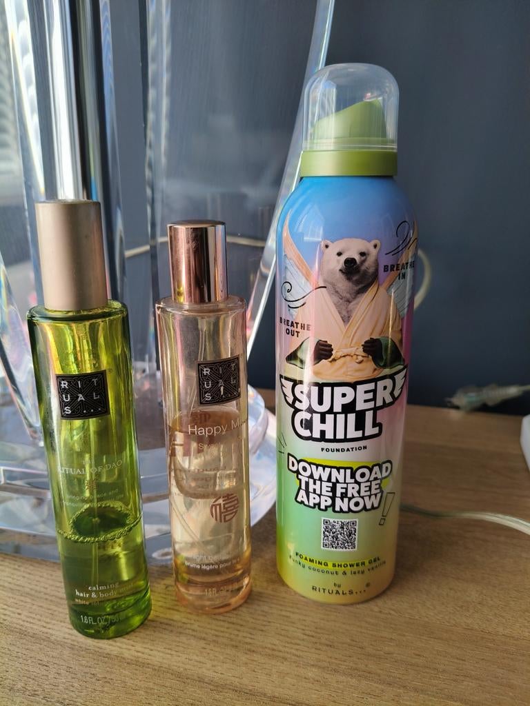 Rituals shower foam en body mist - Nieuw, Ophalen of Verzenden, Nieuw, Bad & Douche