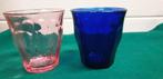Waterglazen duraflex blauw en roze, Ophalen of Verzenden, 'T Olde Gre-j, Info@toldegrej.nl, Endepoelstraat 20f Didam