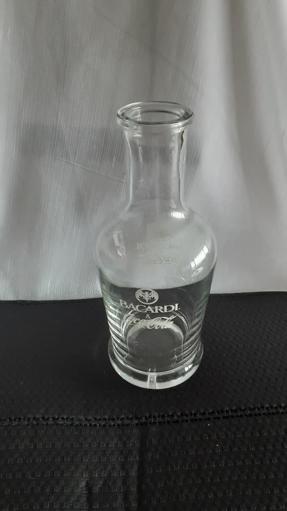 BACARDI & COLA karaf, Verzamelen, Merken en Reclamevoorwerpen, Ophalen of Verzenden, Zo goed als nieuw, Reclamebord