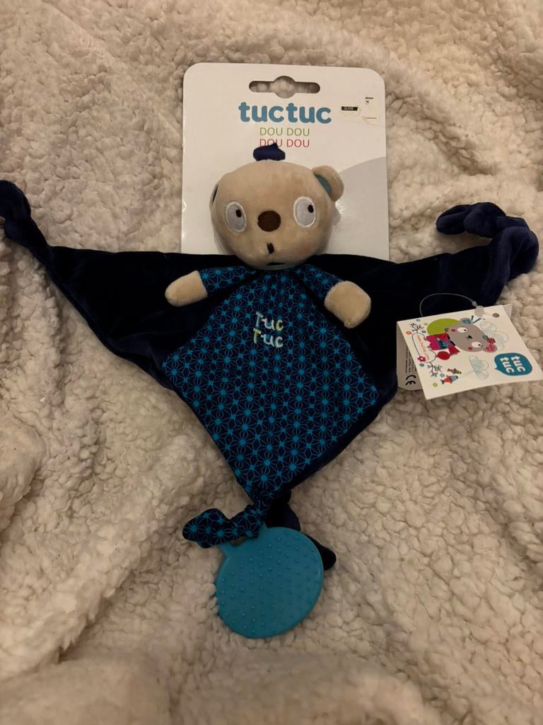 Dou dou tuc tuc nieuw knuffeldoekje blauw, Verzenden