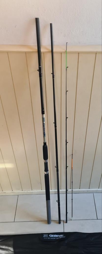 Shakespeare contender feeder. 3.60m, Watersport en Boten, Hengelsport | Witvissen, Ophalen, Werphengel, Nieuw, 3.60m